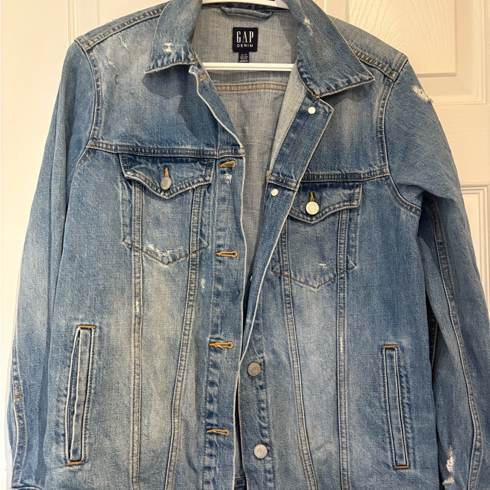 GAP Blue Lightweight Denim Shirt Jacket